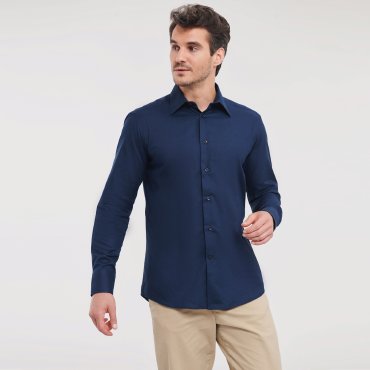 Camisa Oxford de manga larga hombre R-922m-0 Camisa Oxford de manga larga hombre R-922m-0
