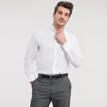 Camisa de manga larga con bolsillo hombre R-956m-0 Camisa de manga larga con bolsillo hombre R-956m-0