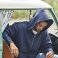 Sudadera capucha y cremallera sostenible unisex 5154 Urban. .