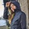 Chaqueta invierno capucha strech mujer 9113. .