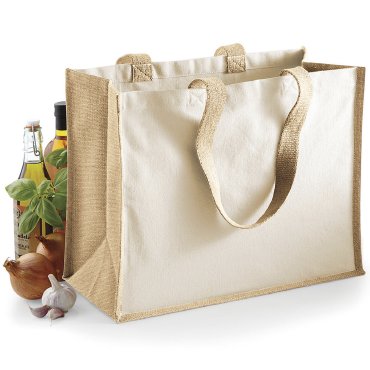 Bolso shopper de yute W422 Printers Bolso shopper de yute W422 Printers