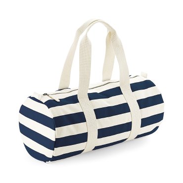 Bolso duffel de rayas W688 Nautical Bolso duffel de rayas W688 Nautical