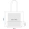 Bolso shopper de algodón reciclado W925. .