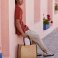 Bolso shopper yute almidonado W470. .