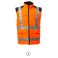 Parka de alta visibilidad 3 en 1 unisex Hisafe. .