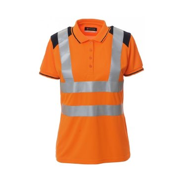 Polo reflectante de alta visibilidad mujer Guard+