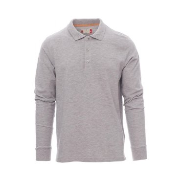 Polo de manga larga unisex Florence Melange Polo de manga larga unisex Florence Melange