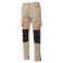 Pantalón de trabajo multibolsillos strech unisex Next 400. Color kaki/nero.