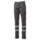 Pantalón reflectante multibolsillos antidesgarros unisex Power Stretch Summer Reflex. Color humo.