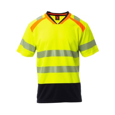 Camiseta reflectante de alta visibilidad bicolor unisex Alley Camiseta reflectante de alta visibilidad bicolor unisex Alley