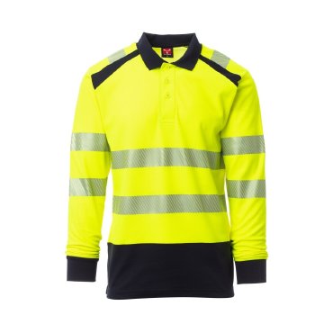 Polo reflectante de alta visibilidad manga larga unisex Road Winter