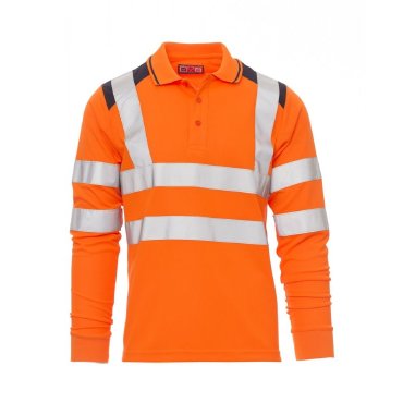 Polo reflectante de alta visibilidad manga larga unisex Guard+winter