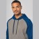 Sudadera con capucha bicolor unisex PA369. .