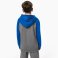Sudadera con capucha bicolor niño PA370. .