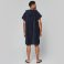Poncho de rizo con capucha orgánico unisex PA581. .
