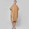 Poncho de rizo con capucha orgánico unisex PA581. .