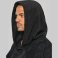Poncho de rizo con capucha orgánico unisex PA581. .