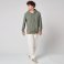Sudadera con capucha y cremallera de rizo sostenible hombre NS419. .