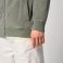 Sudadera con capucha y cremallera de rizo sostenible hombre NS419. .