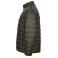 Chaqueta acolchada ligera unisex Jg300u. Color khaki.