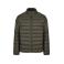 Chaqueta acolchada ligera unisex Jg300u. Color khaki.