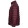 Chaqueta acolchada ligera unisex Jg300u. Color wine.