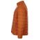 Chaqueta acolchada ligera unisex Jg300u. Color copper orange.