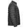 Chaqueta acolchada ligera unisex Jg300u. Color dark grey.