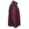 Chaqueta acolchada ligera unisex Jg300u. Color wine.