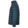 Chaqueta acolchada ligera unisex Jg300u. Color petroleum blue.