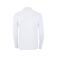 Polo manga larga unisex Mk242wv. Color white.