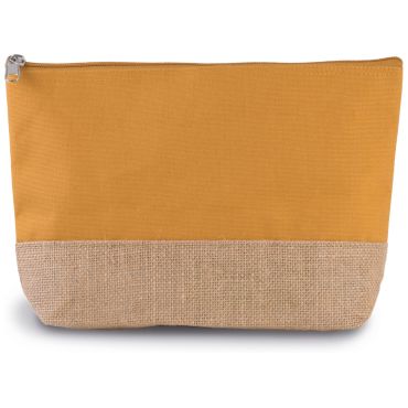 Estuche portatodo canvas y yute KI0276