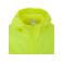 Cortavientos con capucha unisex Wz60u. Color flúor yellow.