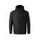 Cortavientos con capucha unisex Wz60u. Color black.