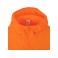 Cortavientos con capucha unisex Wz60u. Color flúor orange.