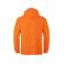 Cortavientos con capucha unisex Wz60u. Color flúor orange.