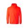 Cortavientos con capucha unisex Wz60u. Color fluor red.