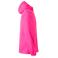 Cortavientos con capucha unisex Wz60u. Color flúor pink.