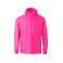 Cortavientos con capucha unisex Wz60u. Color flúor pink.