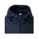Cortavientos con capucha unisex Wz60u. Color navy.