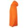 Cortavientos con capucha unisex Wz60u. Color flúor orange.