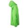 Cortavientos con capucha unisex Wz60u. Color lime flúor.