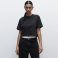 Camiseta crop orgánica mujer BY H&M Group. .