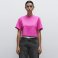 Camiseta crop orgánica mujer BY H&M Group. .