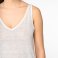 Camiseta de tirantes de lino mujer NS343. .