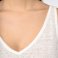 Camiseta de tirantes de lino mujer NS343. .