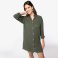 Vestido camisero de lino mujer NS5008. .