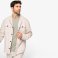 Sobrecamisa efecto lavado de lino hombre NS516. .