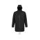 Chaqueta softhsell larga reciclada hombre Achille Men. Color negro profundo.
