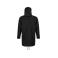 Chaqueta softhsell larga reciclada hombre Achille Men. Color negro profundo.